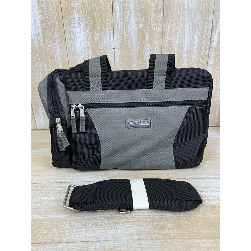 Flight Gear Aviation Flight Duffle Bag by Sporty's 15 x 9 x 10
